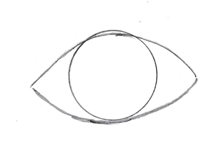 double pupil eyes drawing