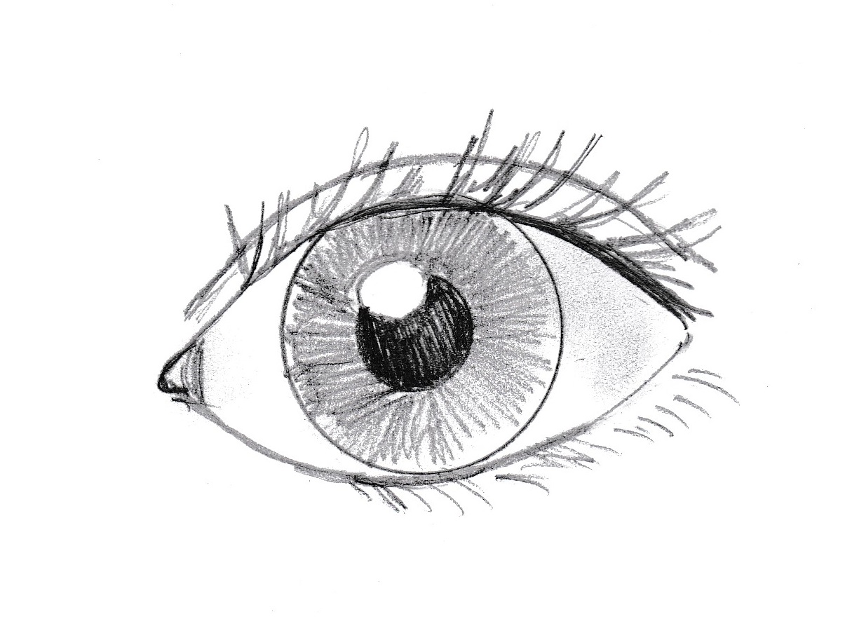 Eye Drawing - How To Draw An Eye Step By Step