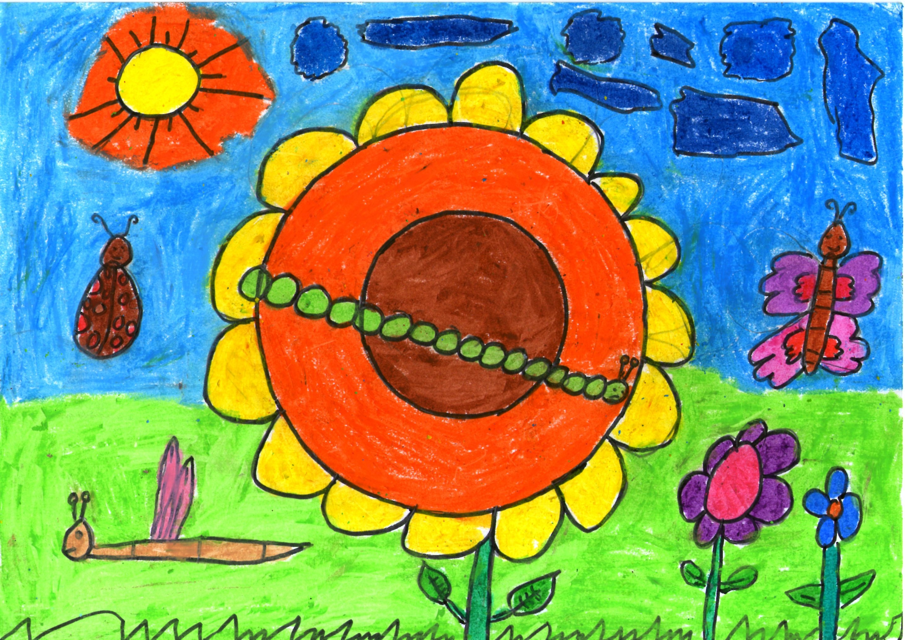 The Beautiful garden - Art Starts for Kids