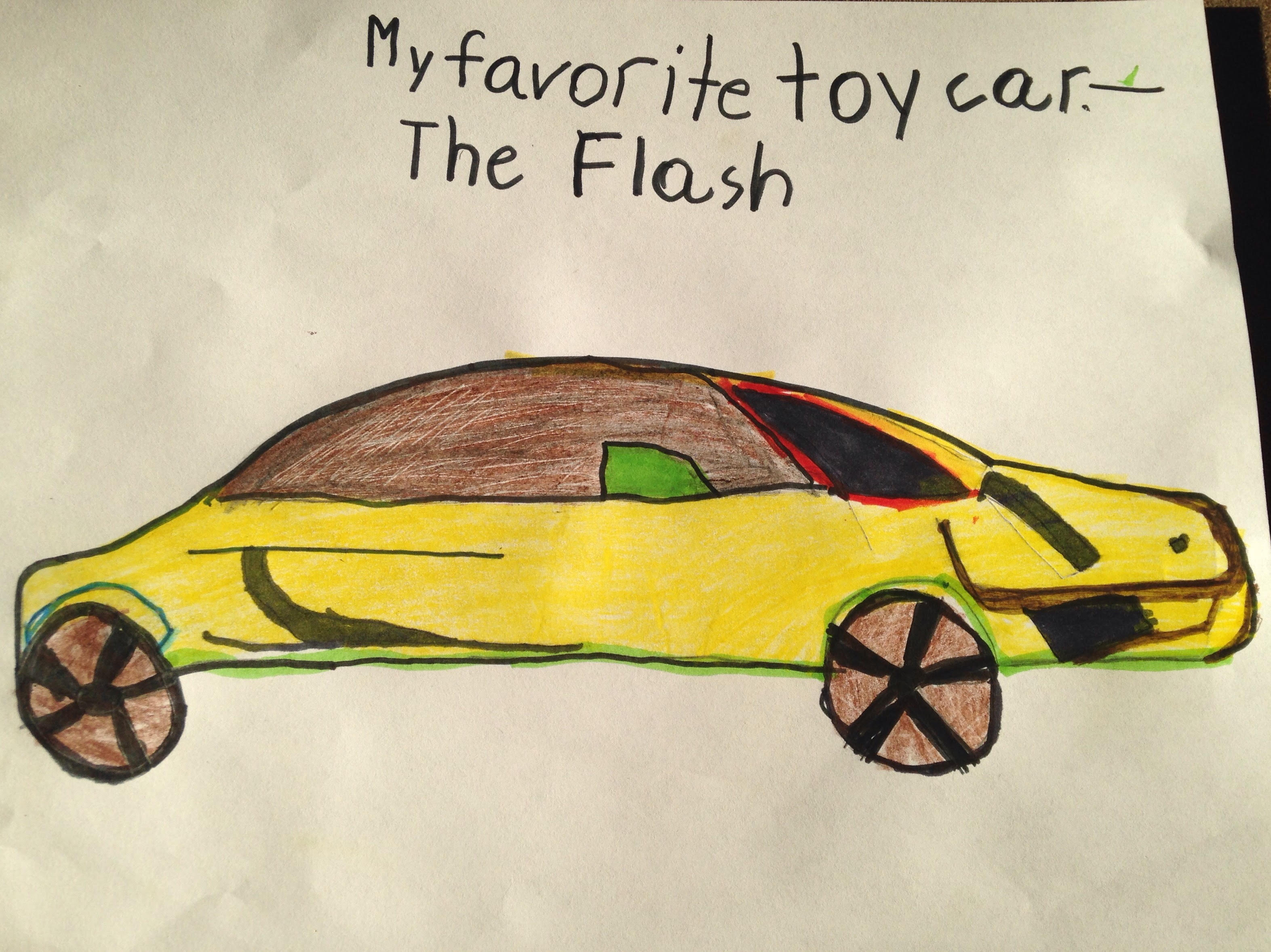 toy car drawing