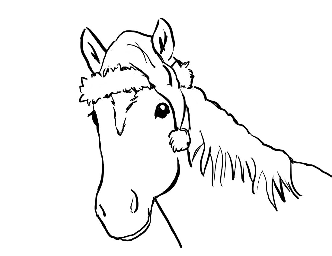 How to draw a horse. 