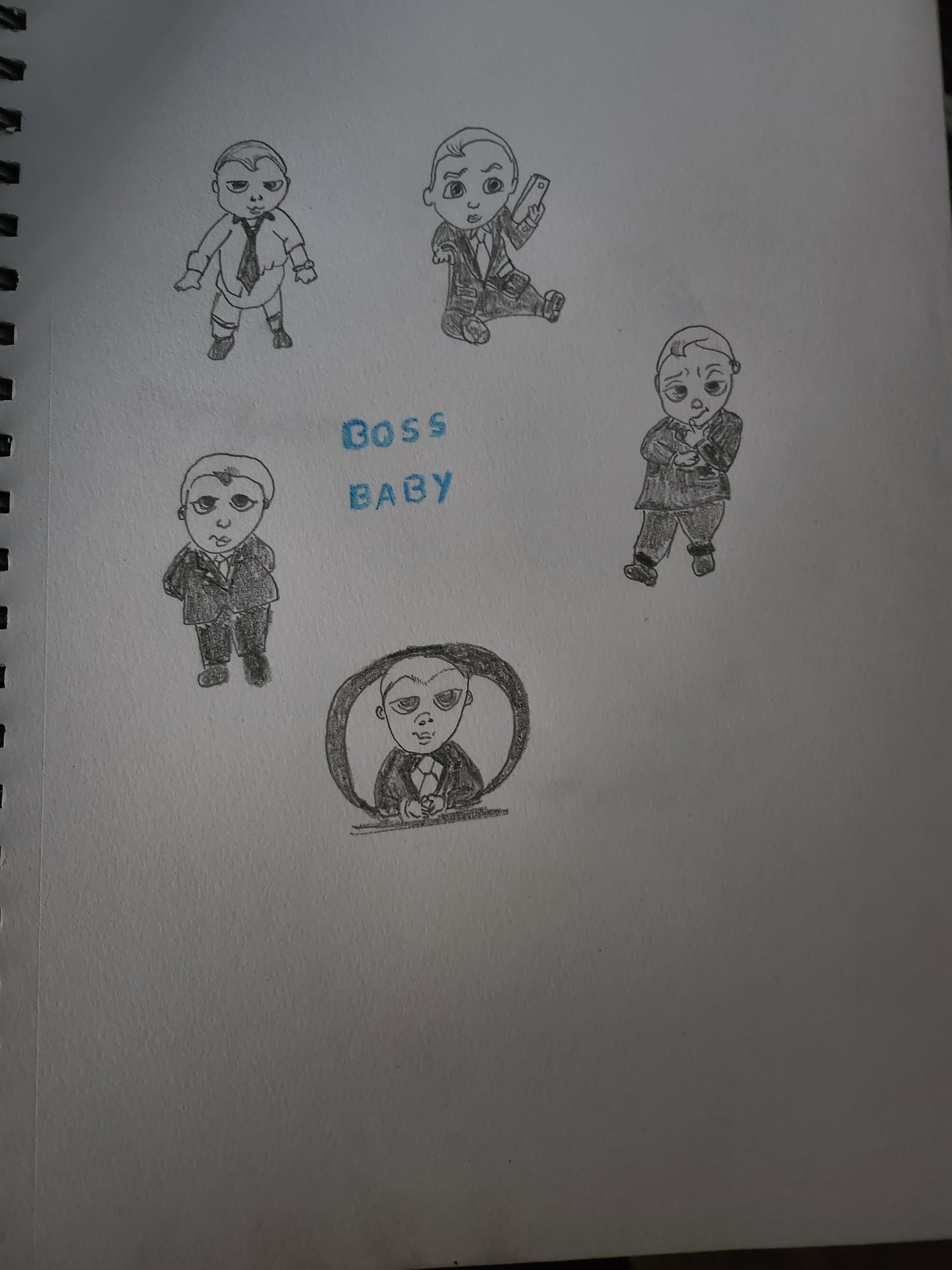 Learn How to Draw Baby Boss from The Boss Baby (The Boss Baby) Step by Step  : Drawing Tutori… | Bebe desenho, Coisas simples para desenhar, Desenhos  animais simples